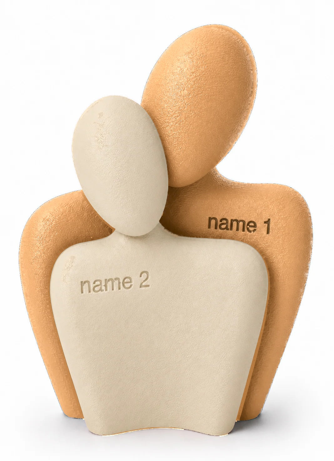 The Couple Sculpt 01 in Beige and Ivory matte