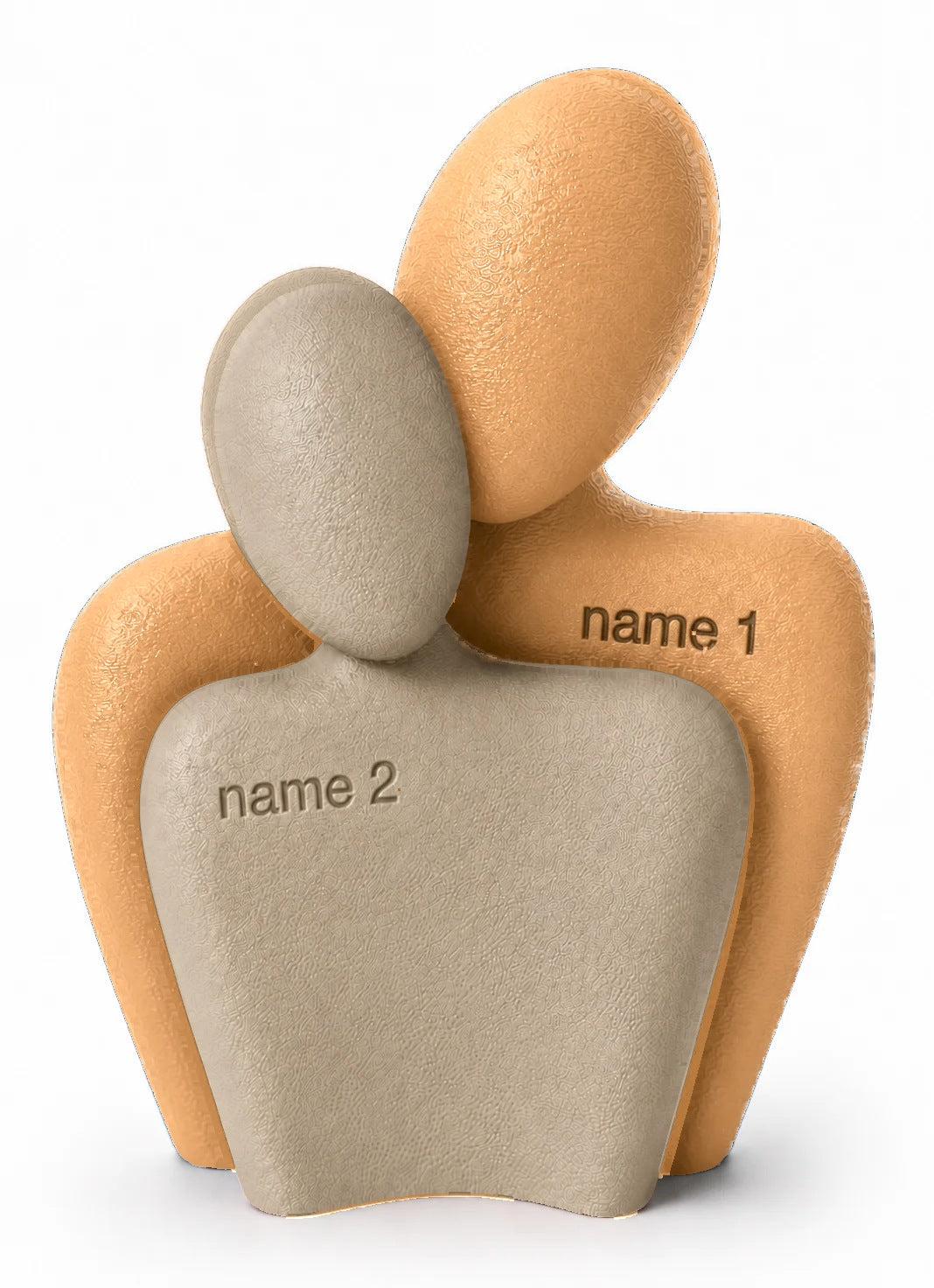 The Couple Sculpt 01 in Beige and Off white