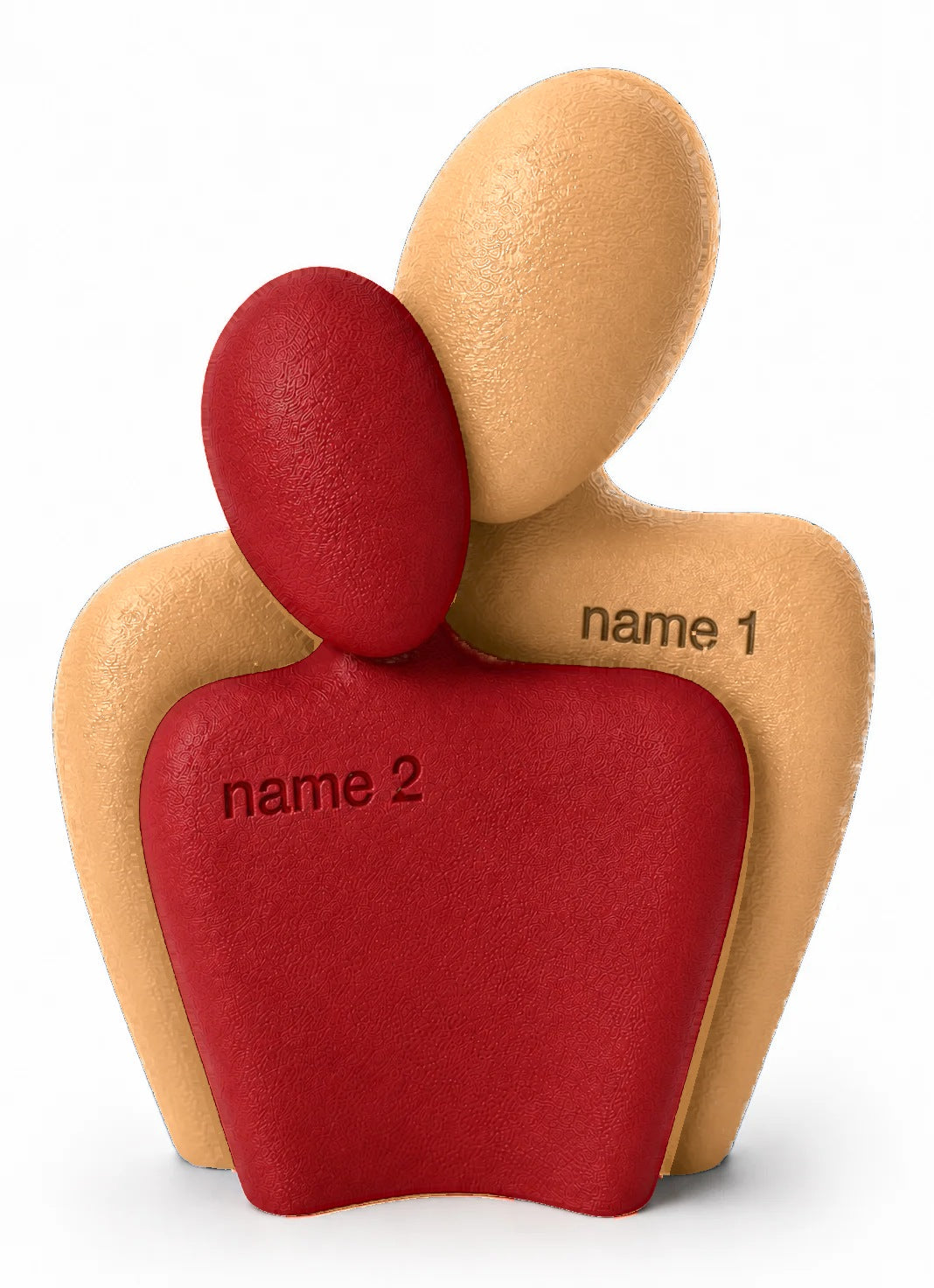 The Couple Sculpt 01 in Beige and Red