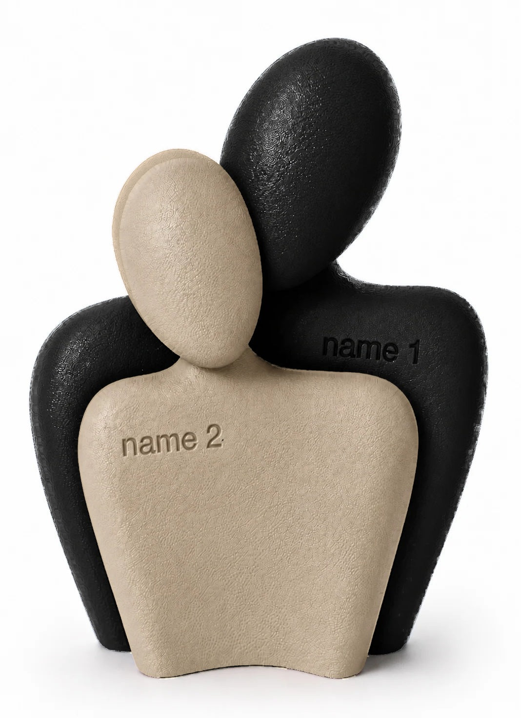 The Couple Sculpt 01 in Black and Off white