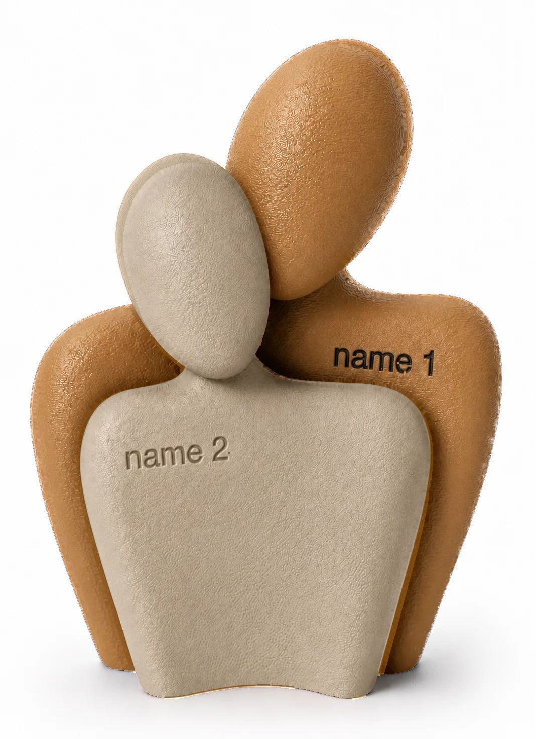 The Couple Sculpt 01 in Brown and Off white