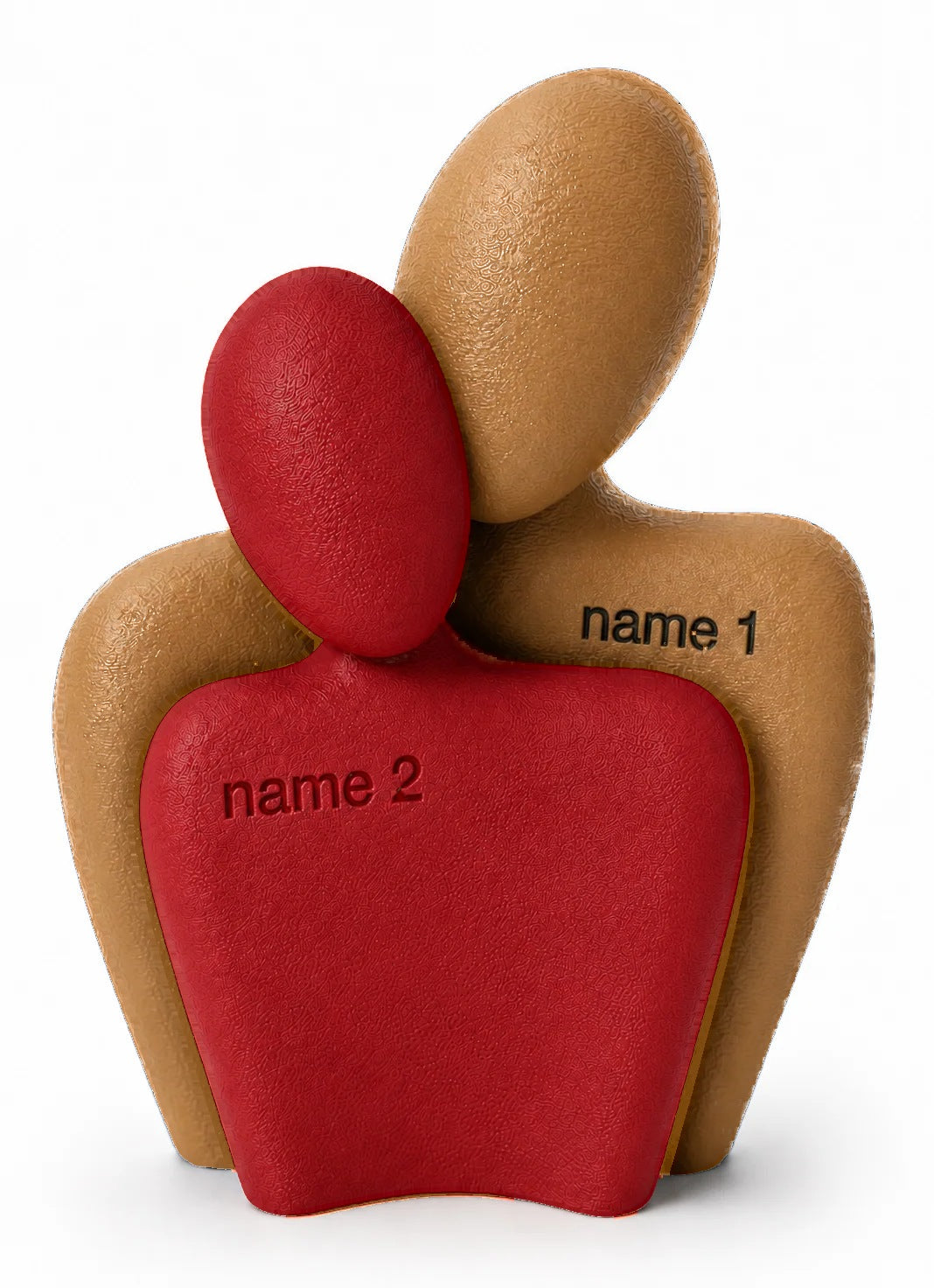 The Couple Sculpt 01 in Brown and Red