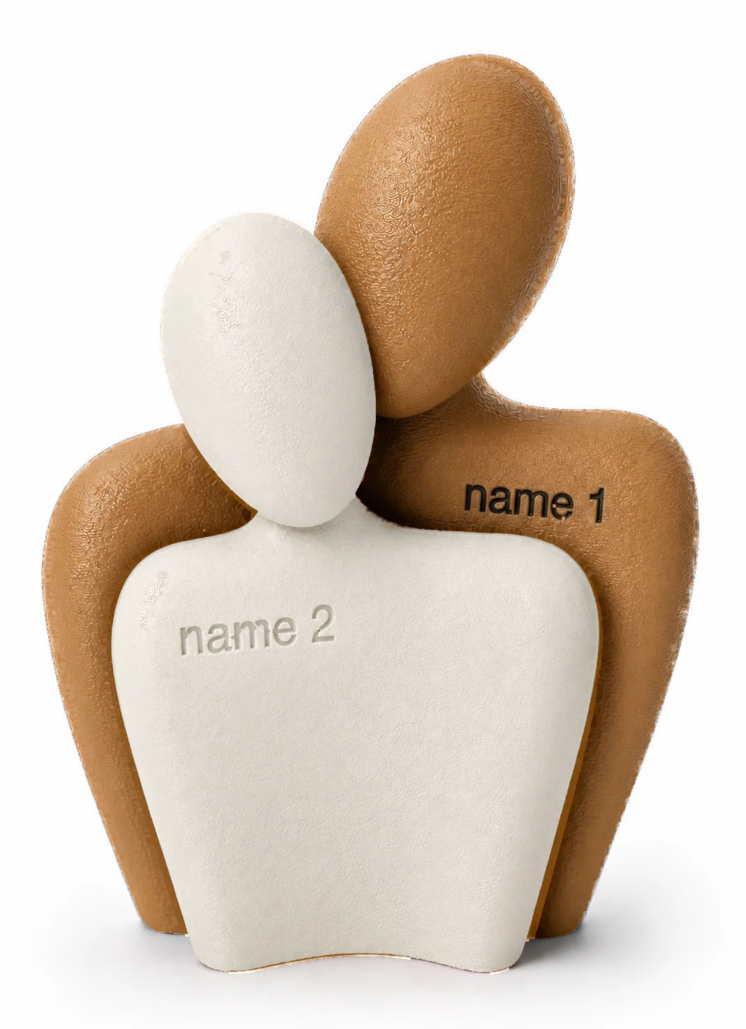 The Couple Sculpt 01 in Brown and White