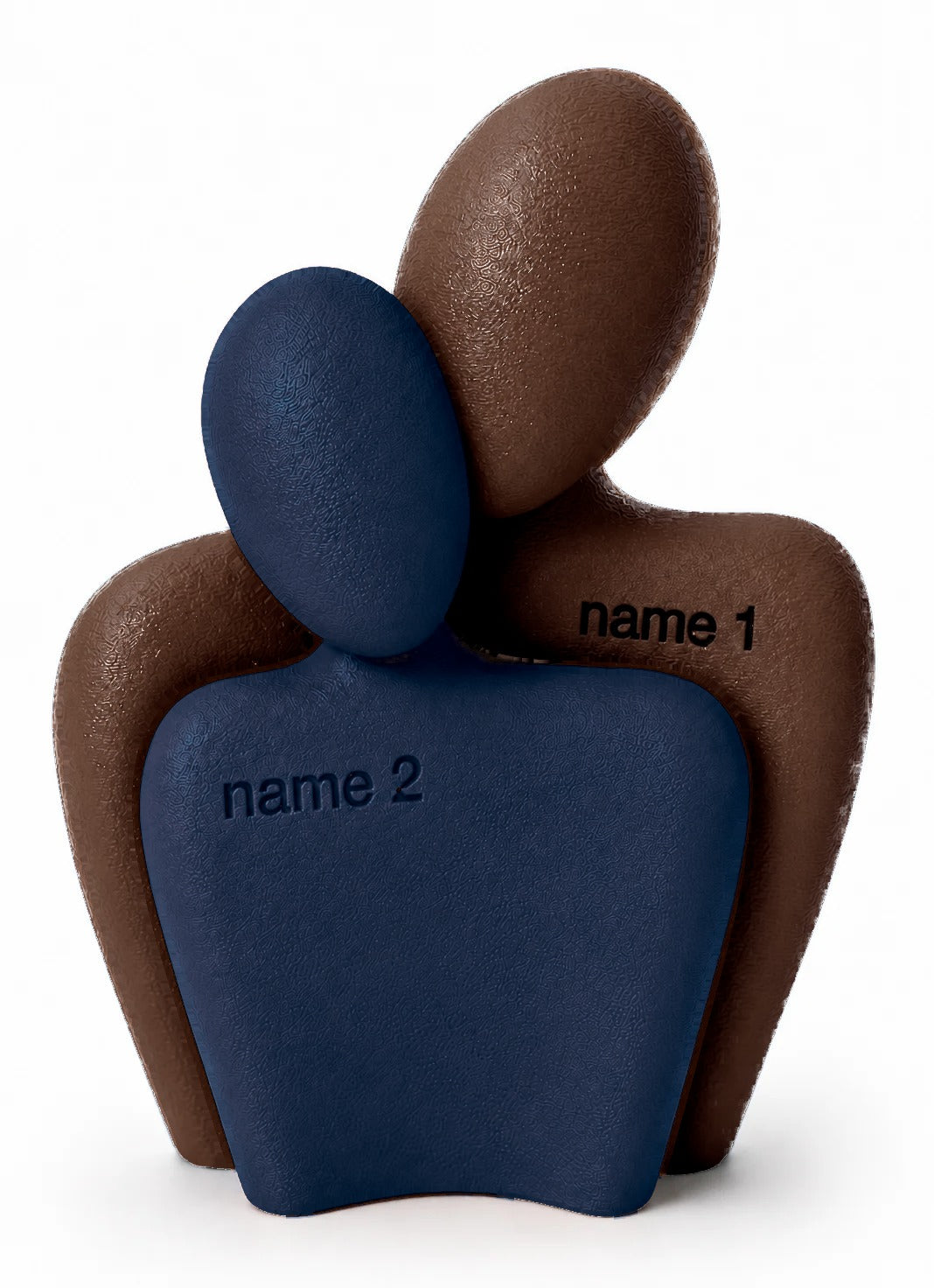 The Couple Sculpt 01 in Chocolate brown and Navy