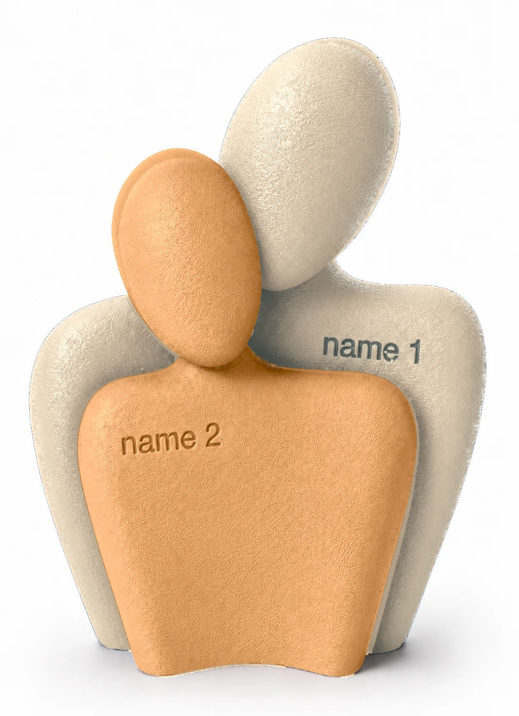 The Couple Sculpt 01 in Ivory matte and Beige