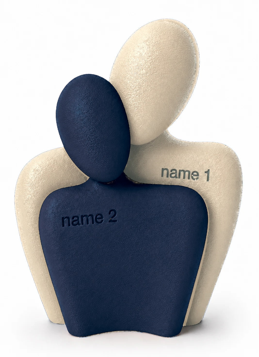 The Couple Sculpt 01 in Ivory matte and Navy
