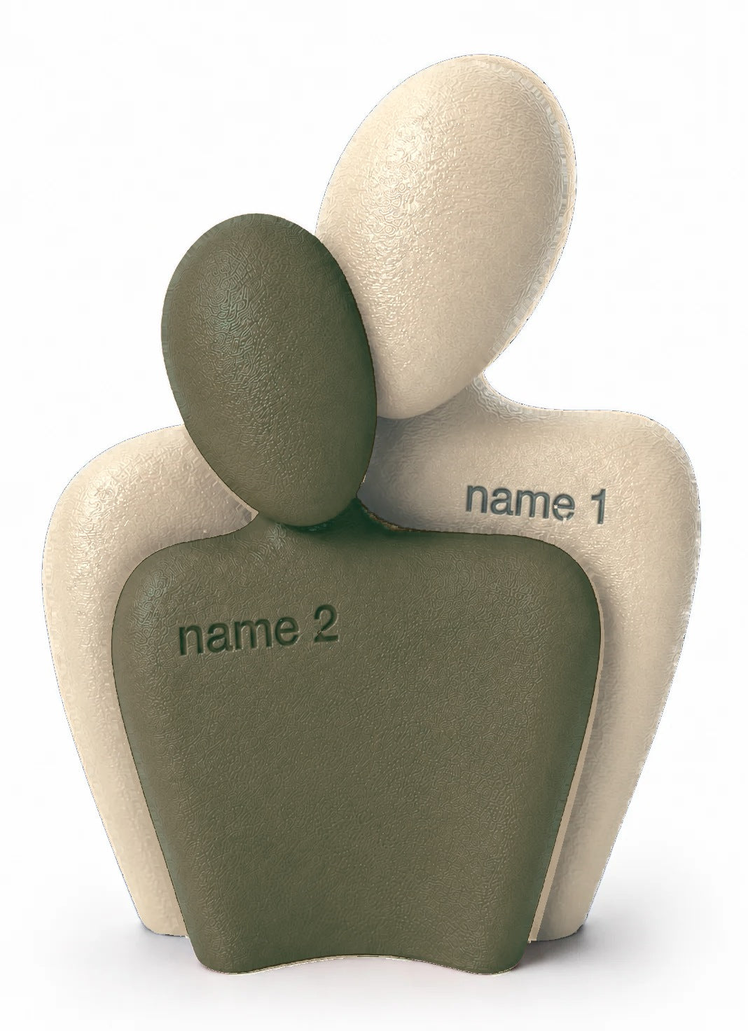 The Couple Sculpt 01 in Ivory matte and Olive