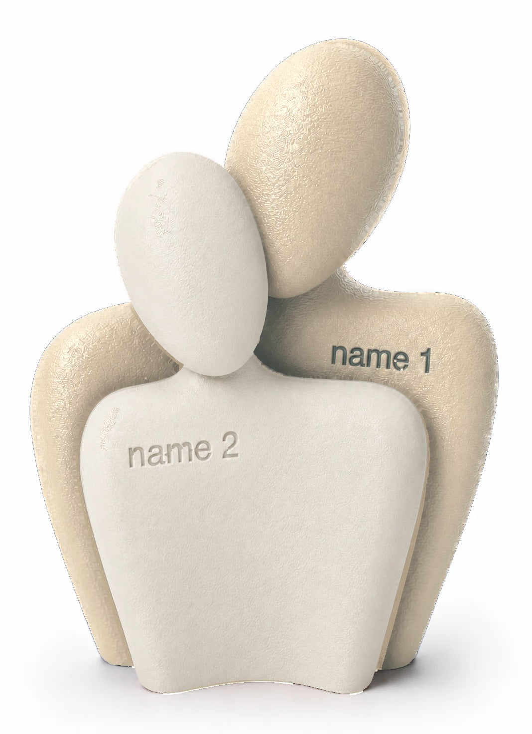 The Couple Sculpt 01 in Ivory matte and White