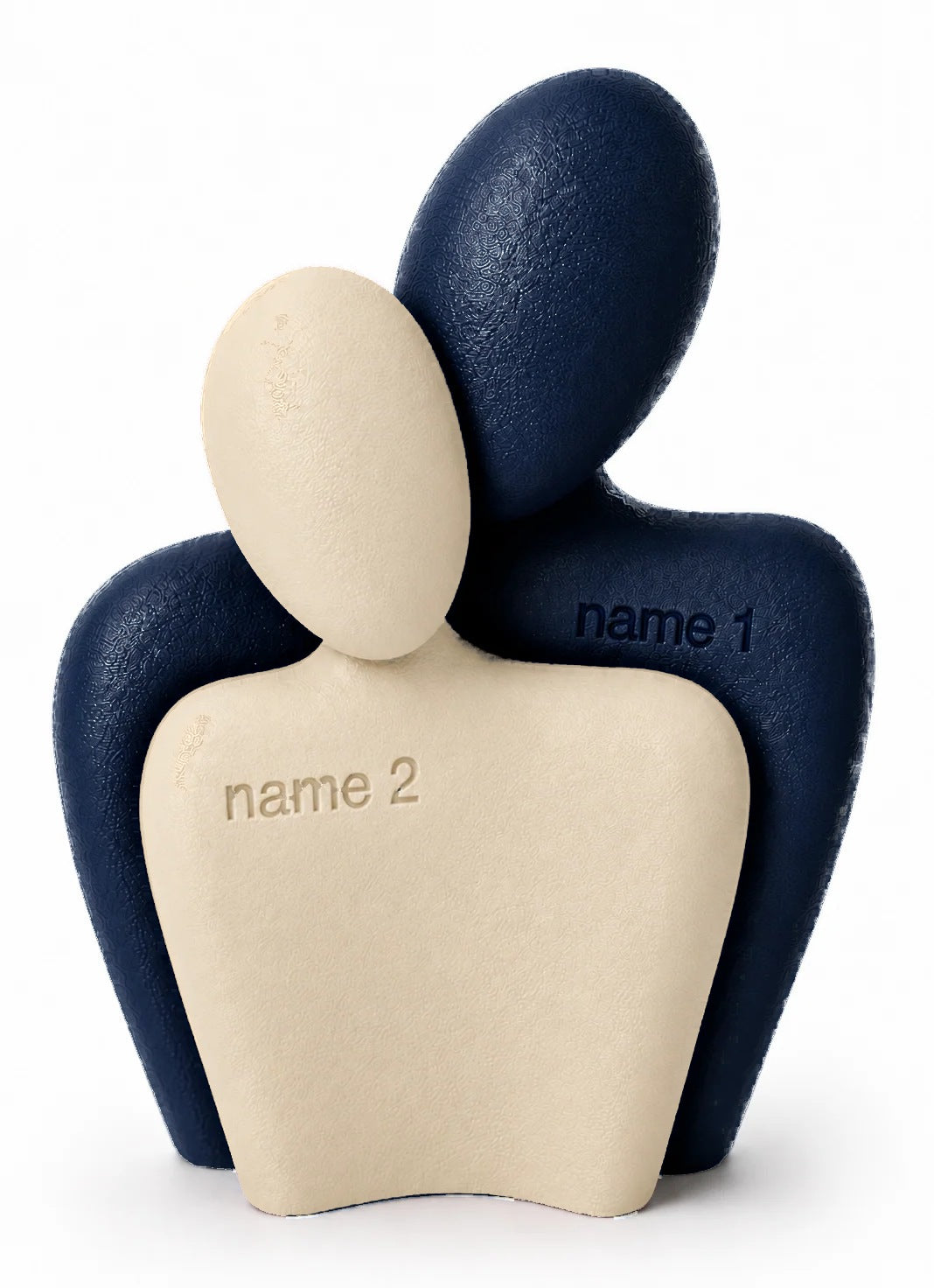 The Couple Sculpt 01 in Navy and Ivory matte