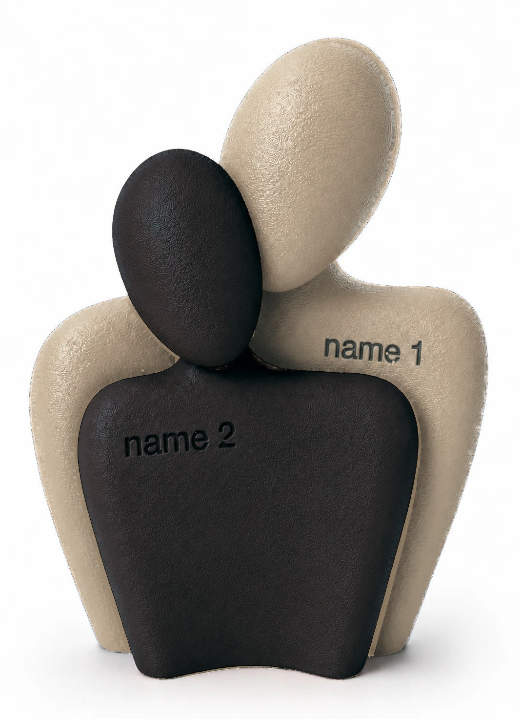 The Couple Sculpt 01 in Off white and Black