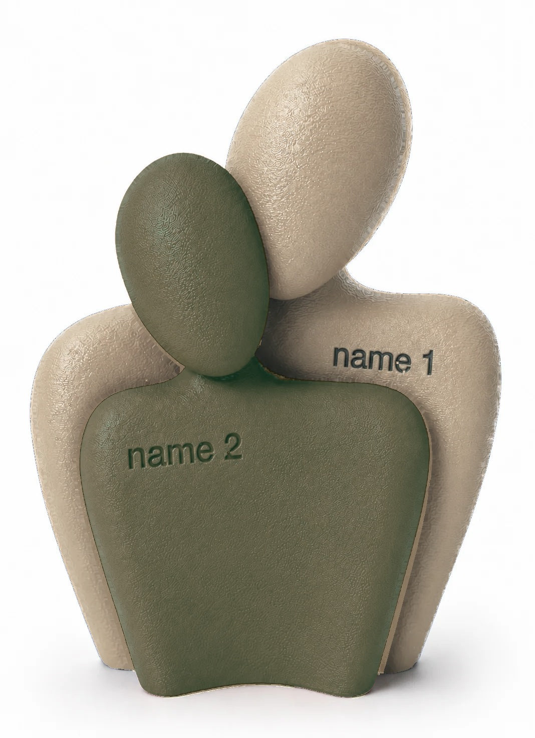 The Couple Sculpt 01 in Off white and Olive
