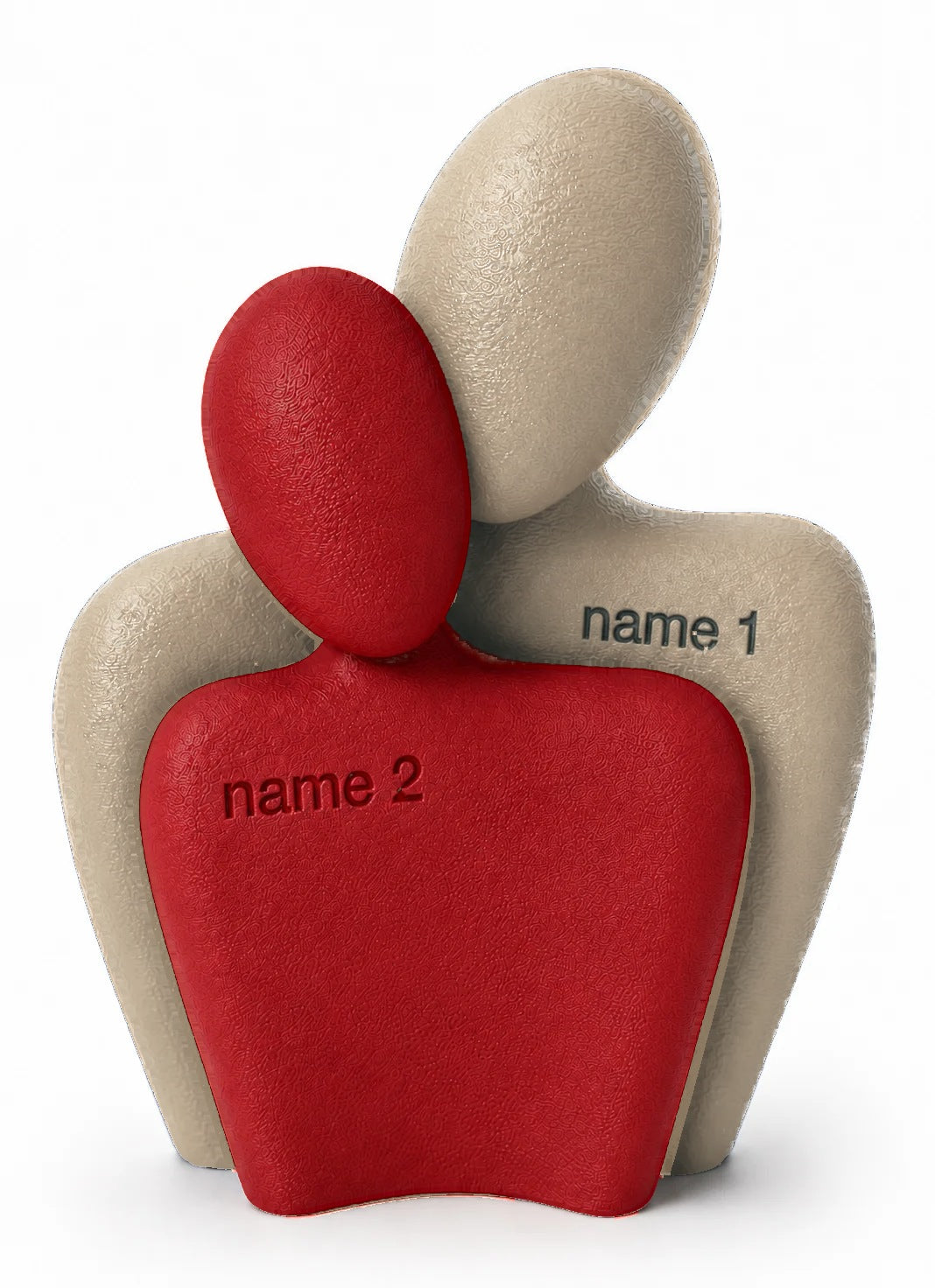 The Couple Sculpt 01 in Off white and Red
