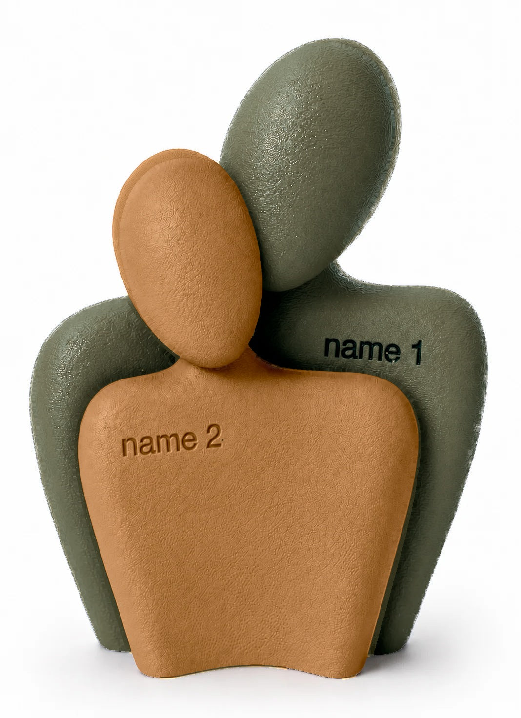 The Couple Sculpt 01 in Olive and Brown