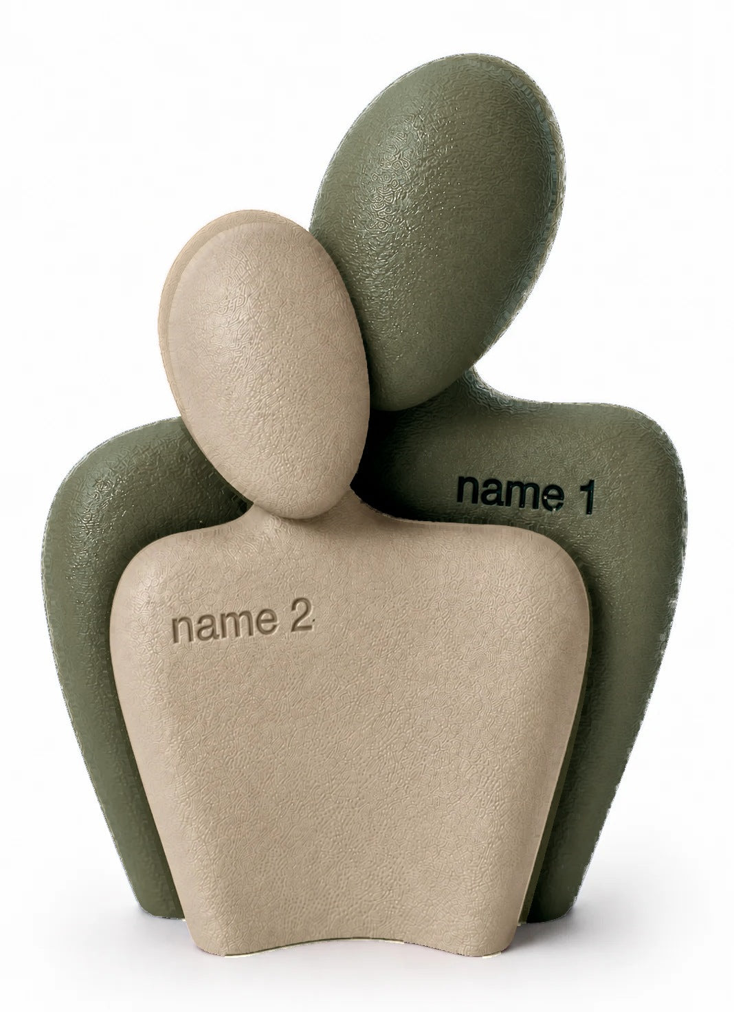 The Couple Sculpt 01 in Olive and Off white