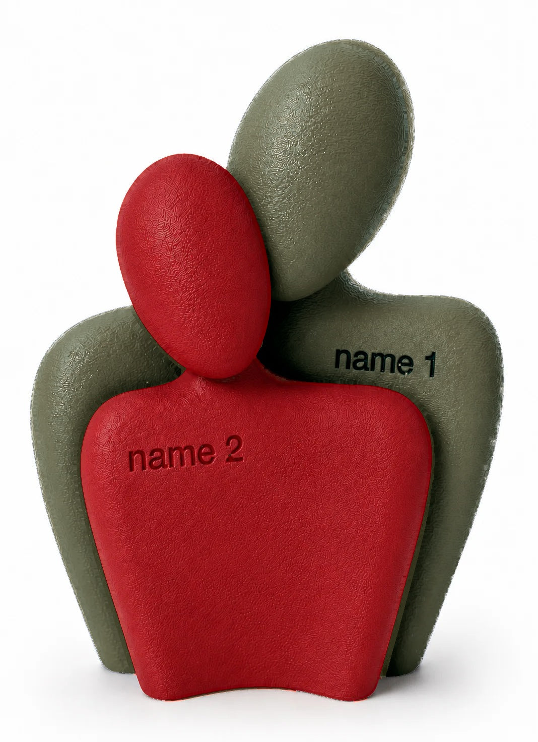 The Couple Sculpt 01 in Olive and Red