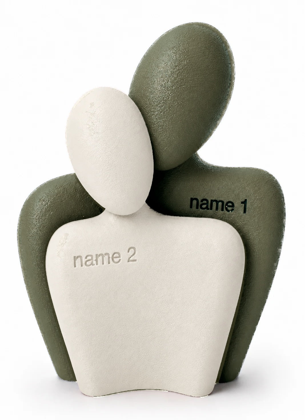 The Couple Sculpt 01 in Olive and White