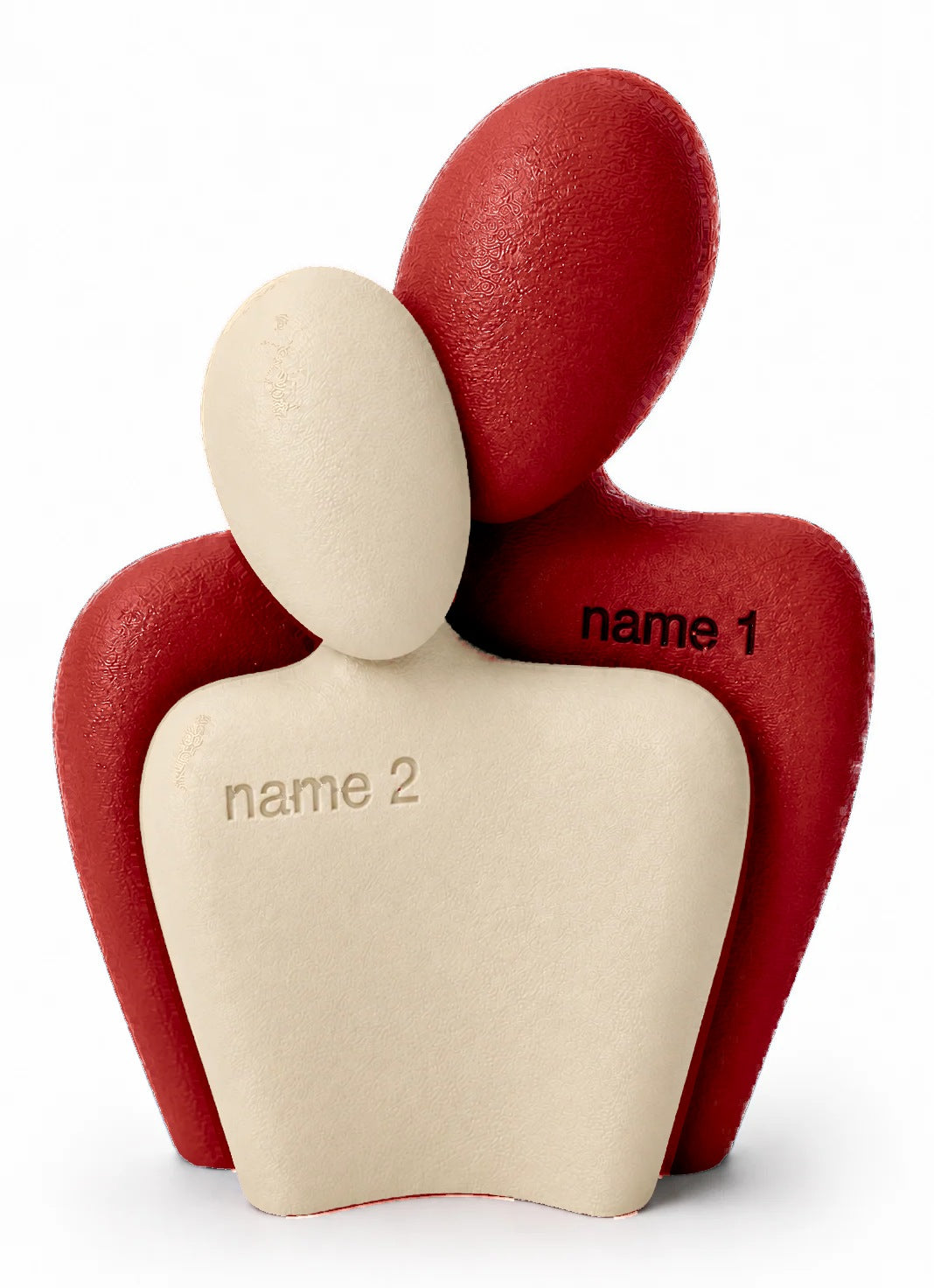 The Couple Sculpt 01 in Red and Ivory matte
