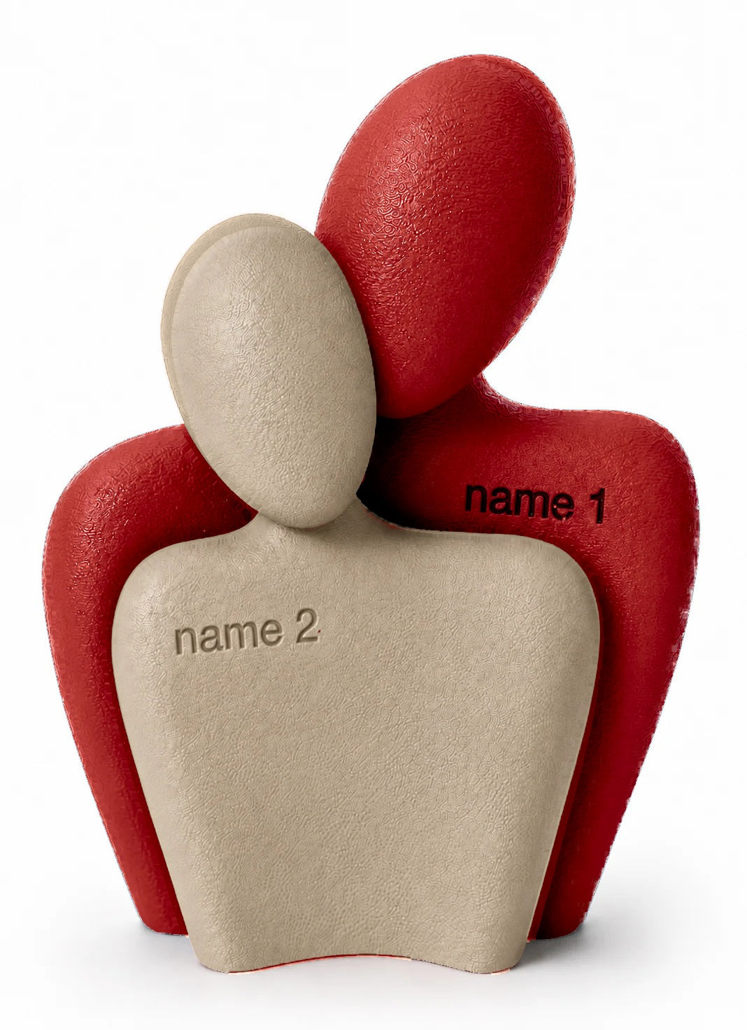 The Couple Sculpt 01 in Red and Off white