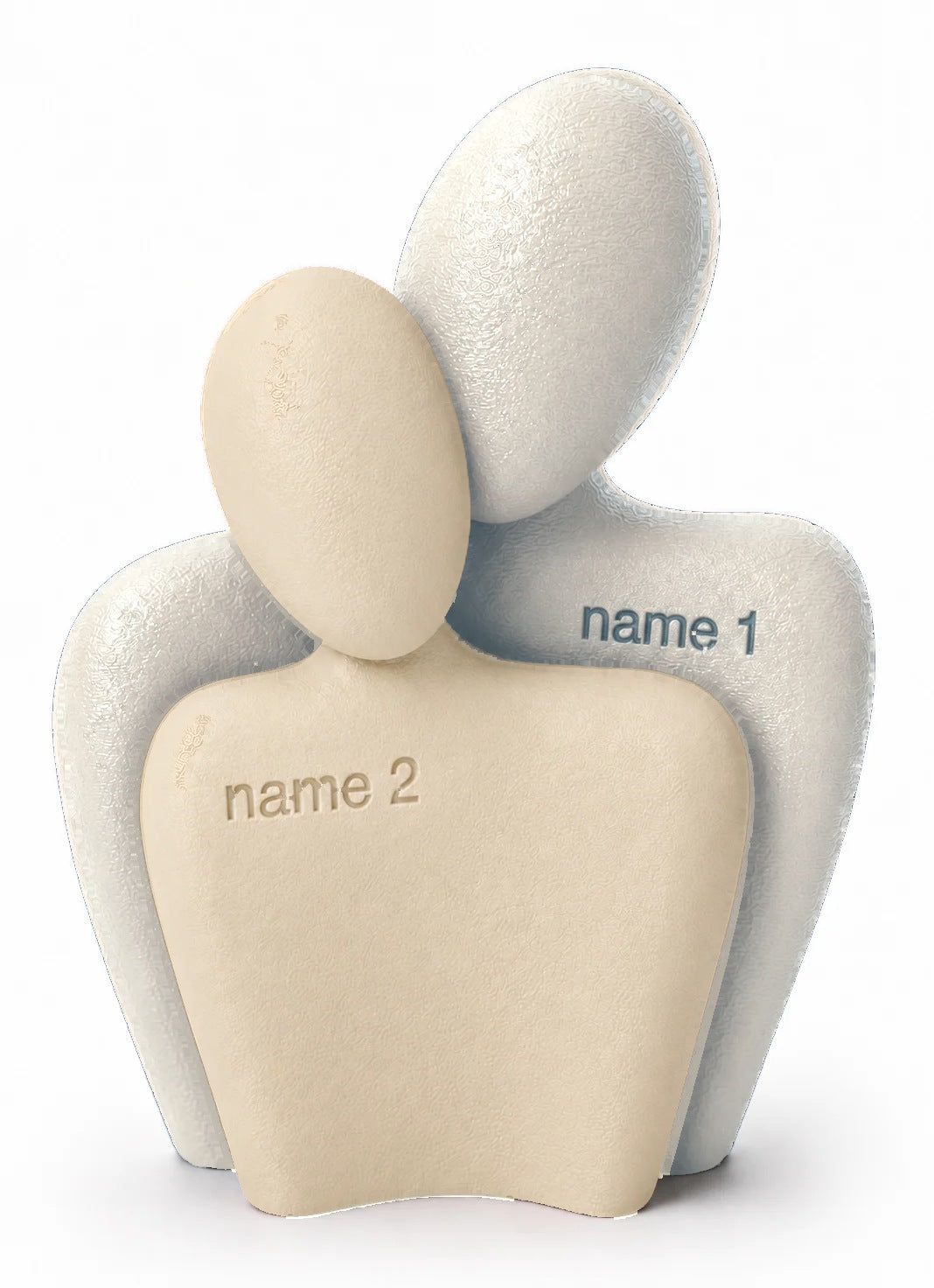 The Couple Sculpt 01 in White and Ivory matte