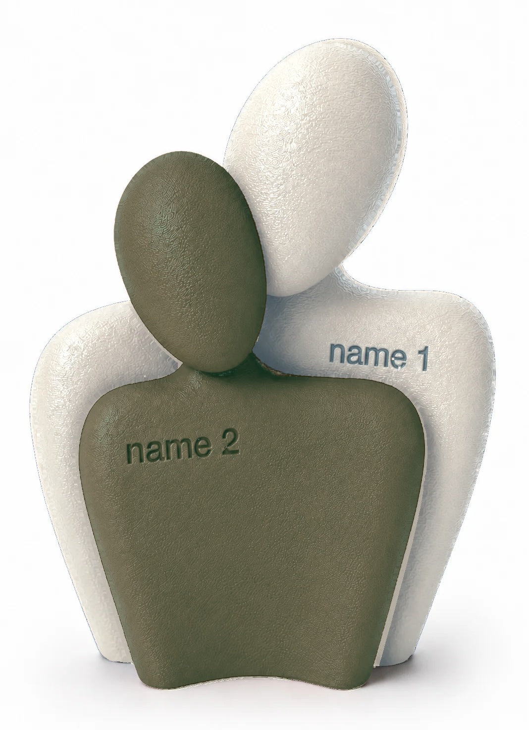 The Couple Sculpt 01 in White and Olive