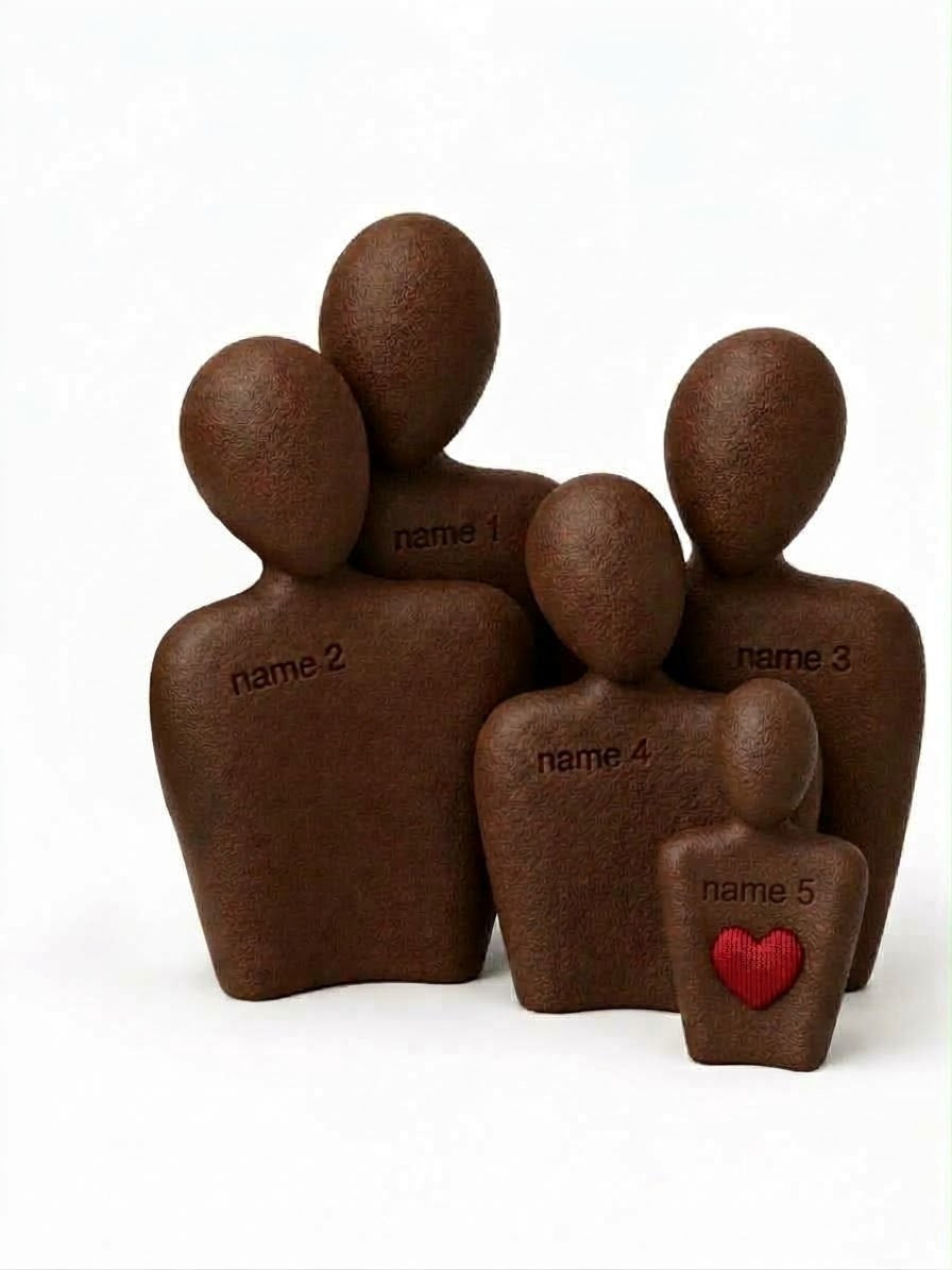 The Family Sculpt 5 - Chocolate brown